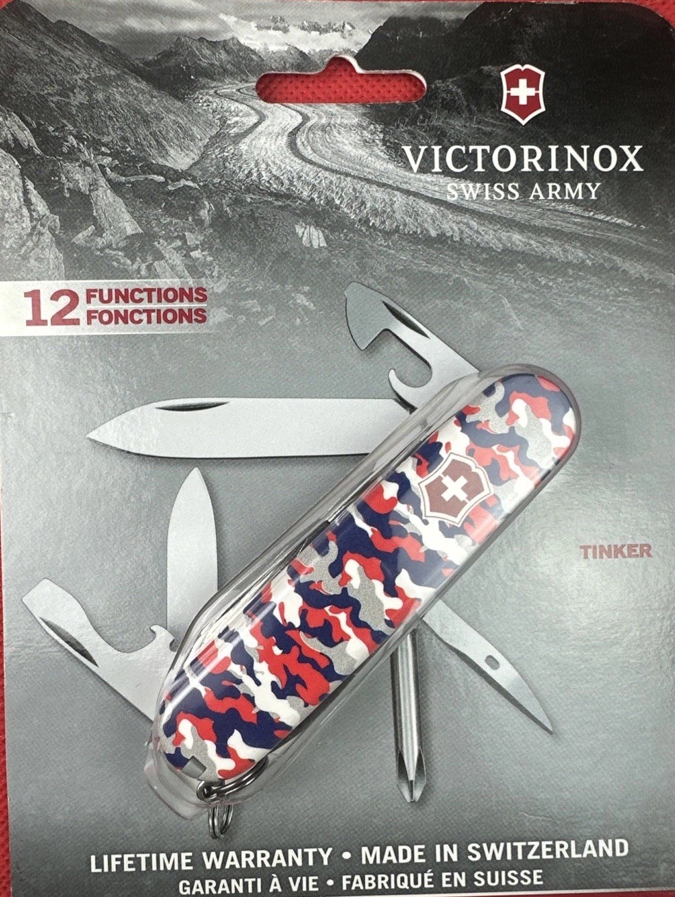 Retired 91mm Scouts 115 Anniversary Camo Victorinox Tinker Swiss Army knife
