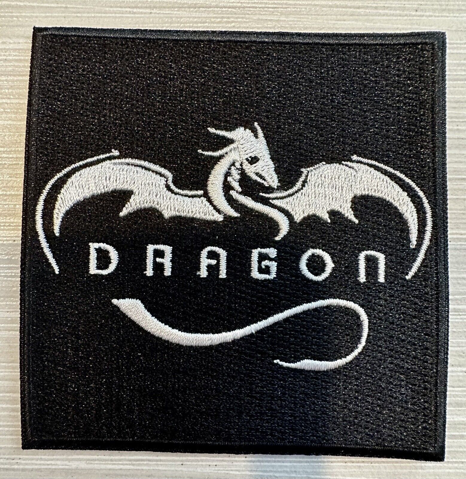SpaceX Dragon Spacecraft Missions Logo NASA Crew Cargo Embroidered Iron On Patch