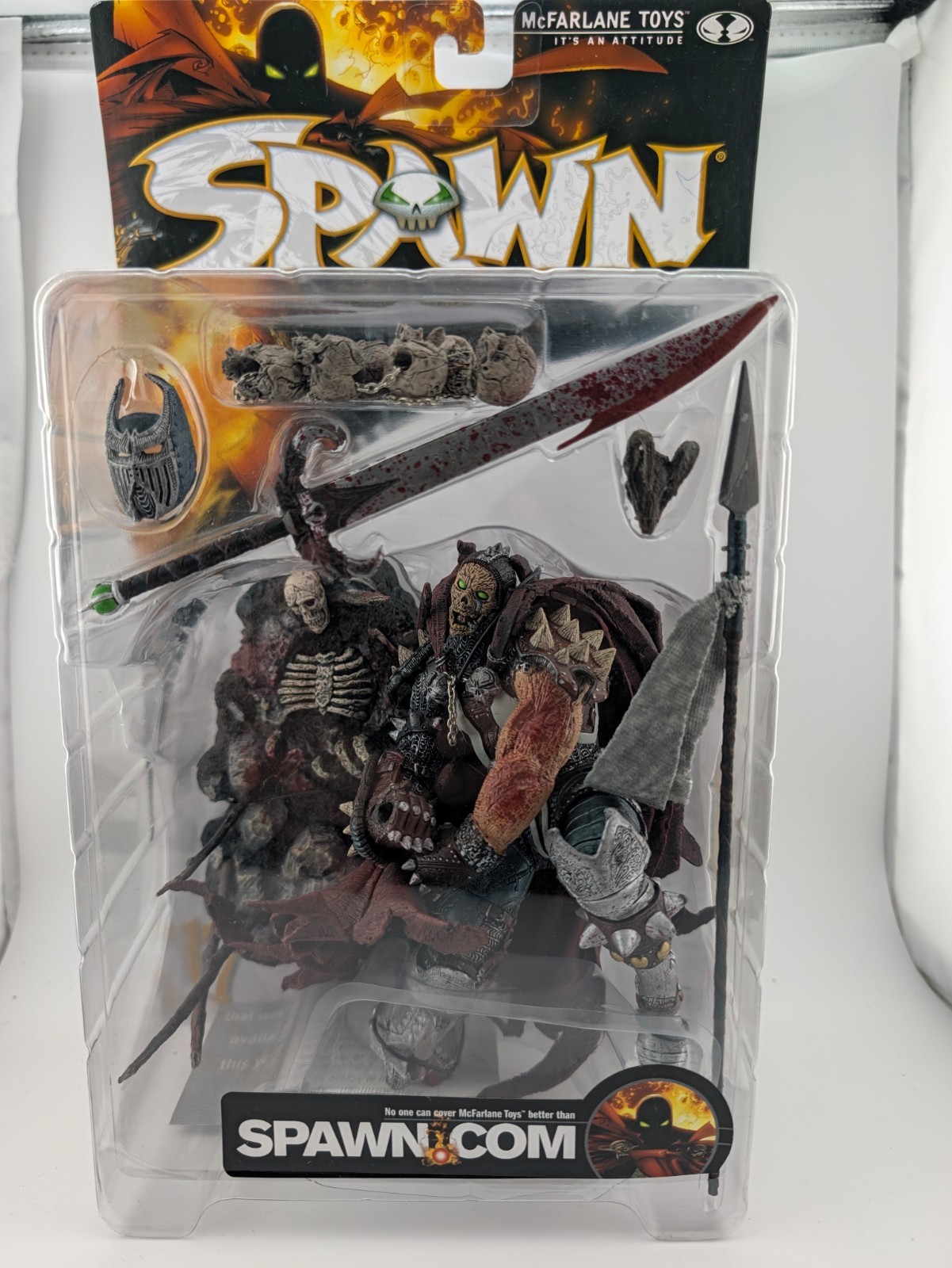 McFarlane Spawn Classic Series 17 Medieval Spawn II Bloody 2000 Sealed MOC New McFarlane Spawn Classic Series 17 Medieval Spawn II Bloody 2000 Sealed MOC New