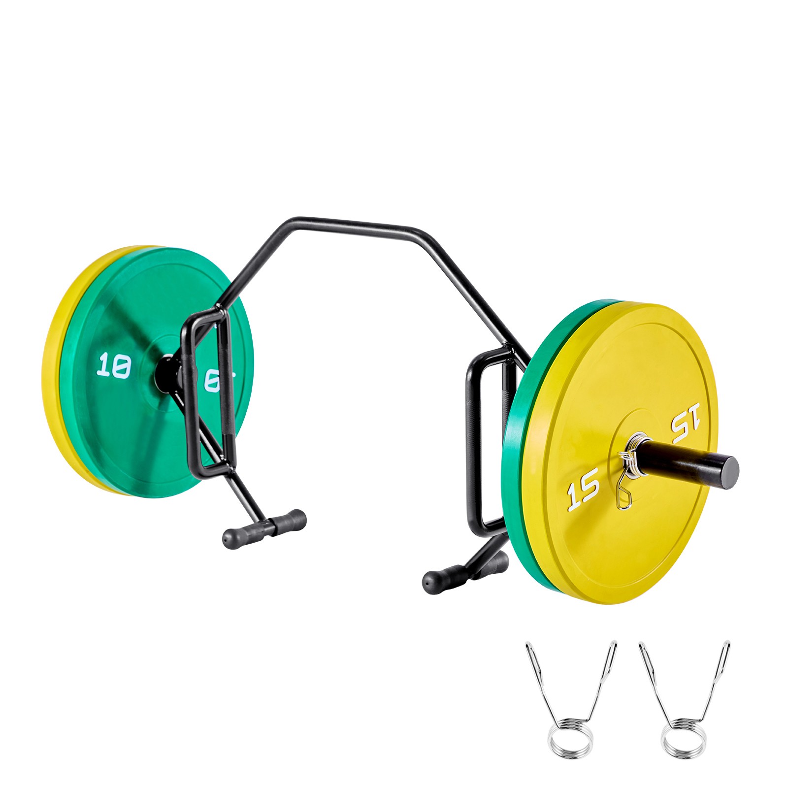 Uimoso Hex Trap Bar for Squats, Deadlifts, Shrugs, Open-Frame Design, 2-Inch