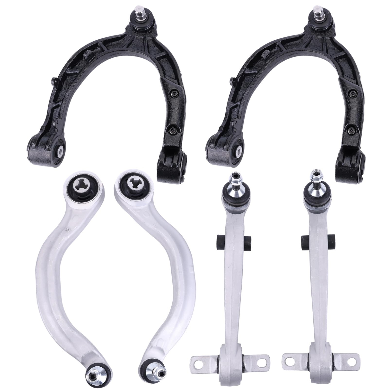 6Pc Front Upper Lower Control Arms for Tesla Model 3 2017 2018 1044341-00-D