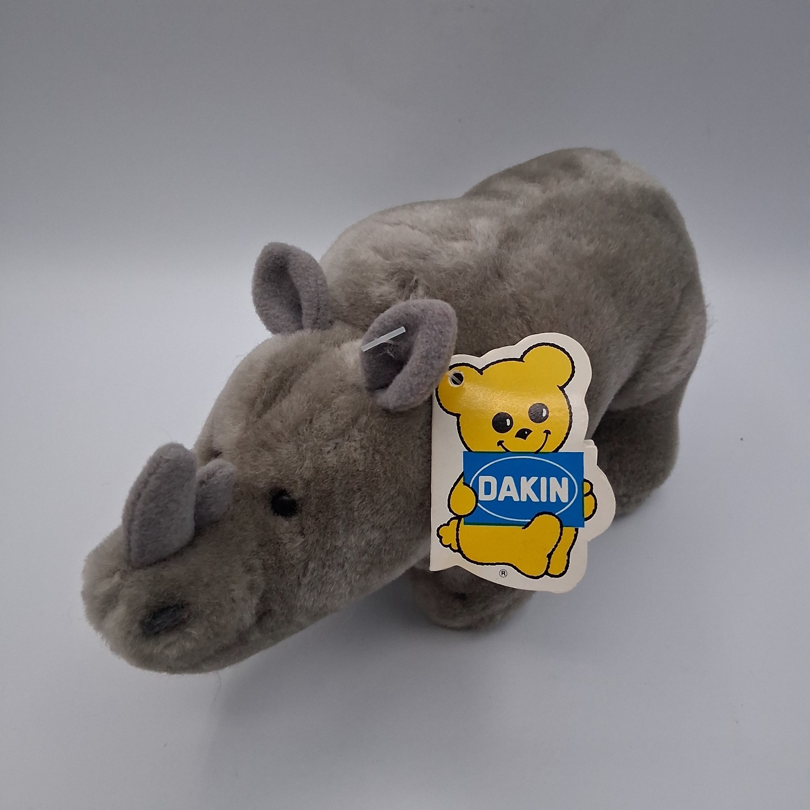 Vintage Dakin Nature Babies Reeno Rhino Plush 7\