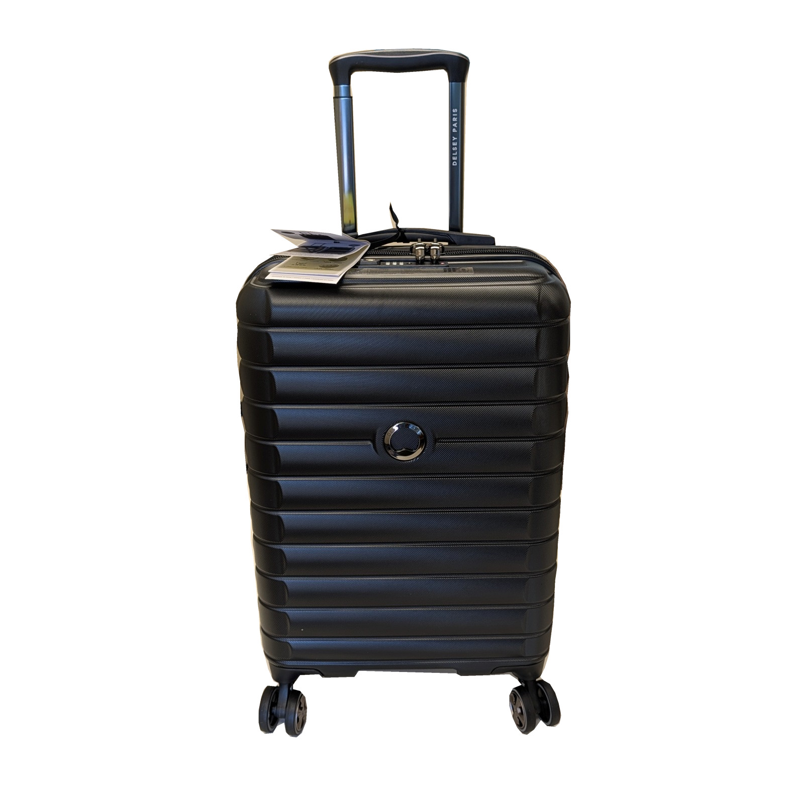 Delsey Paris Expandable Carry On Spinner Suitcase Luggage