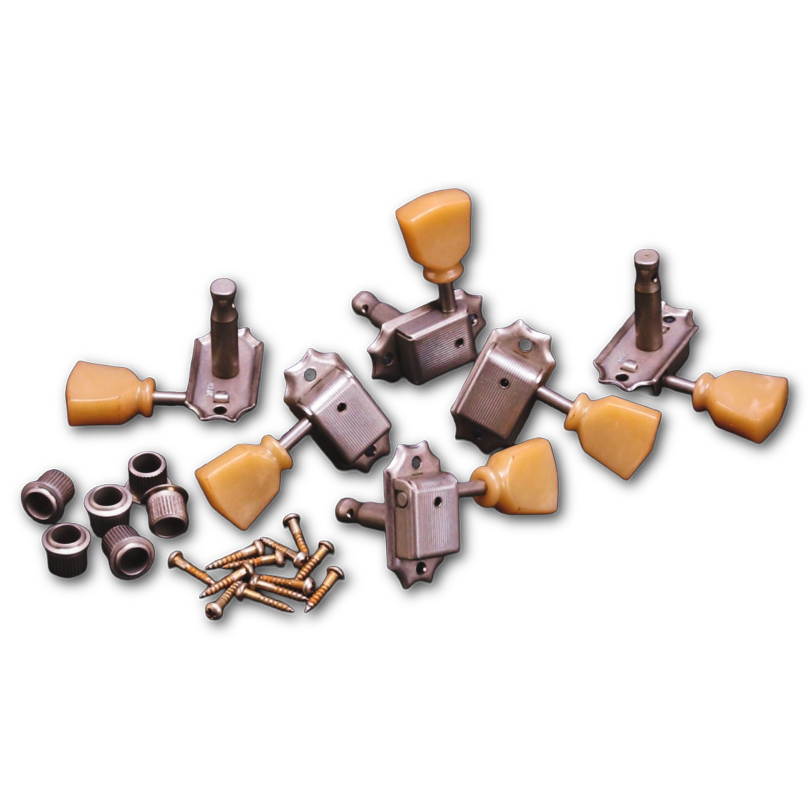 Gotoh SD90-SL Relic Aged Nickel Vintage Deluxe Tuners w/ Keystone Buttons