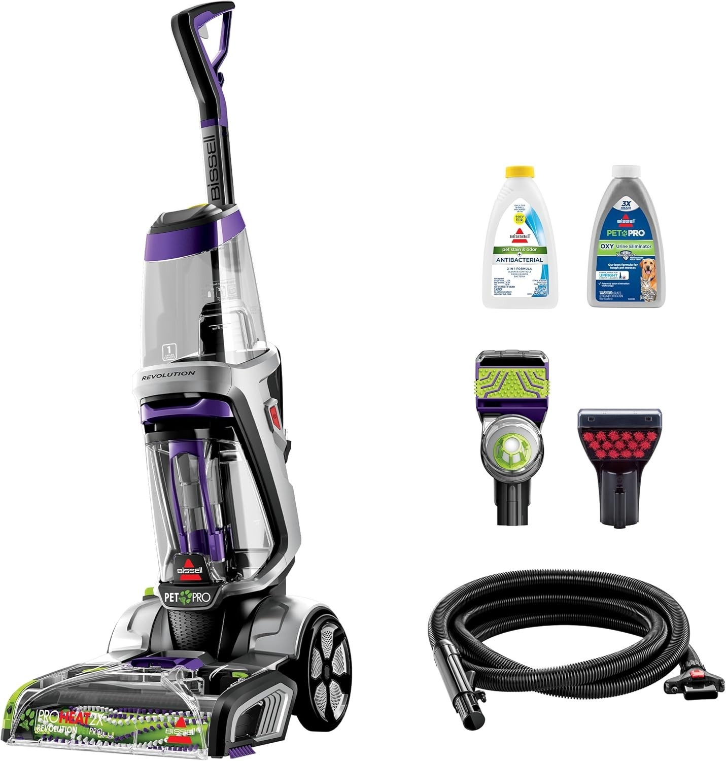BISSELL ProHeat 2X Revolution Pet Pro Plus, 3588F, Upright Deep Cleaner, 30-min BISSELL ProHeat 2X Revolution Pet Pro Plus, 3588F, Upright Deep Cleaner, 30-min