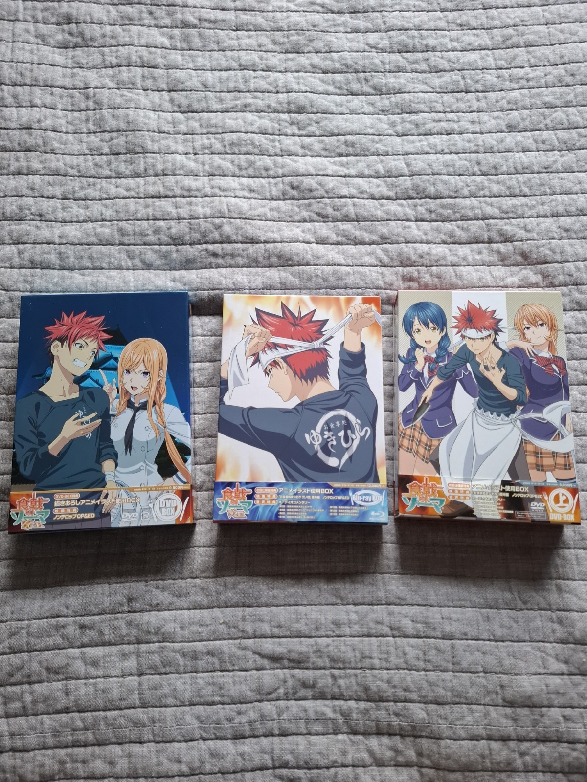 Food Wars Shokugeki No Soma Bluray And DVD Box Sets Warner Bros Japan 1,2,5