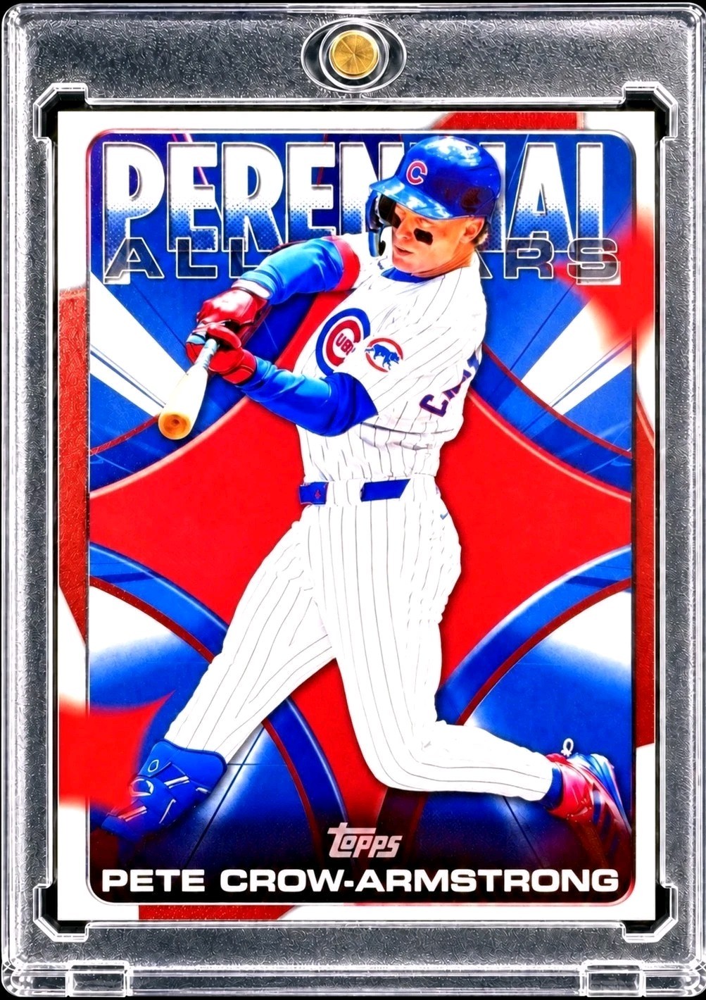 PETE CROW-ARMSTRONG CHICAGO CUB Red White Blue
