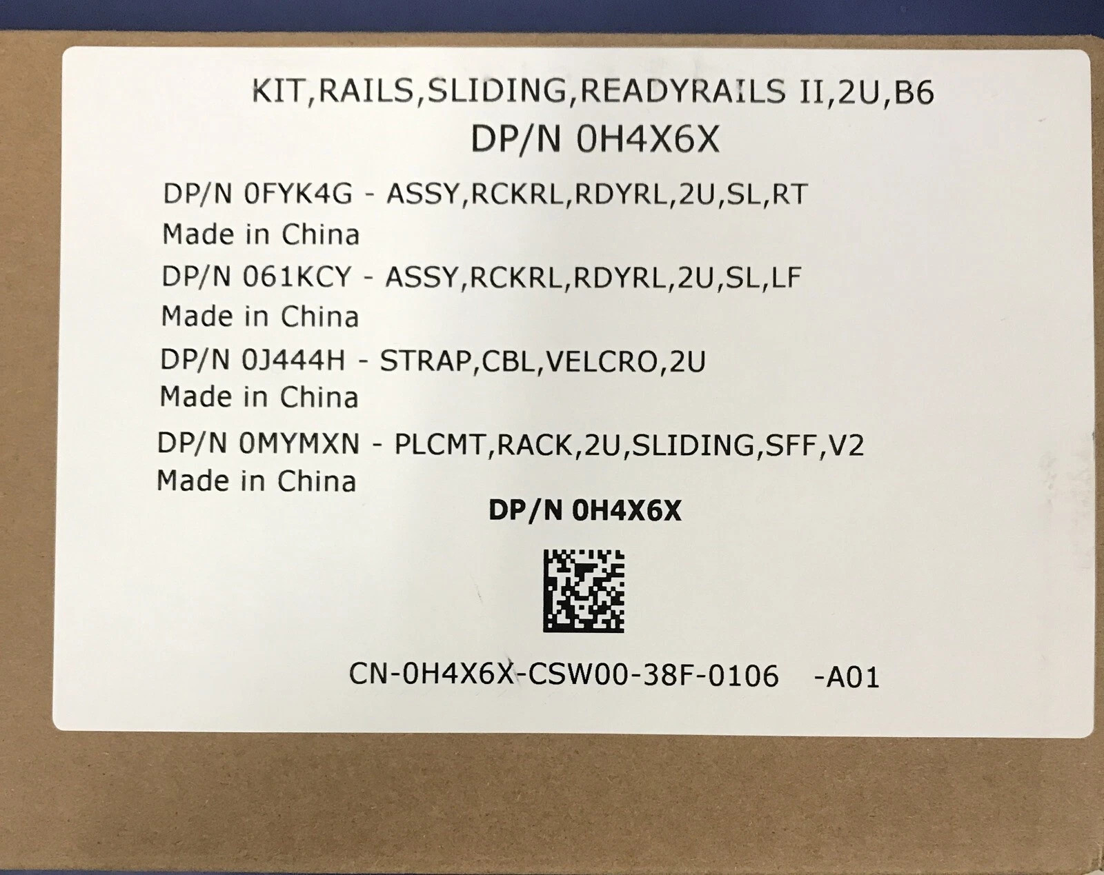 NEW SEALED READYRAILS II SLIDING RAILS DELL POWEREDGE R730xd R730 H4X6X R48JC