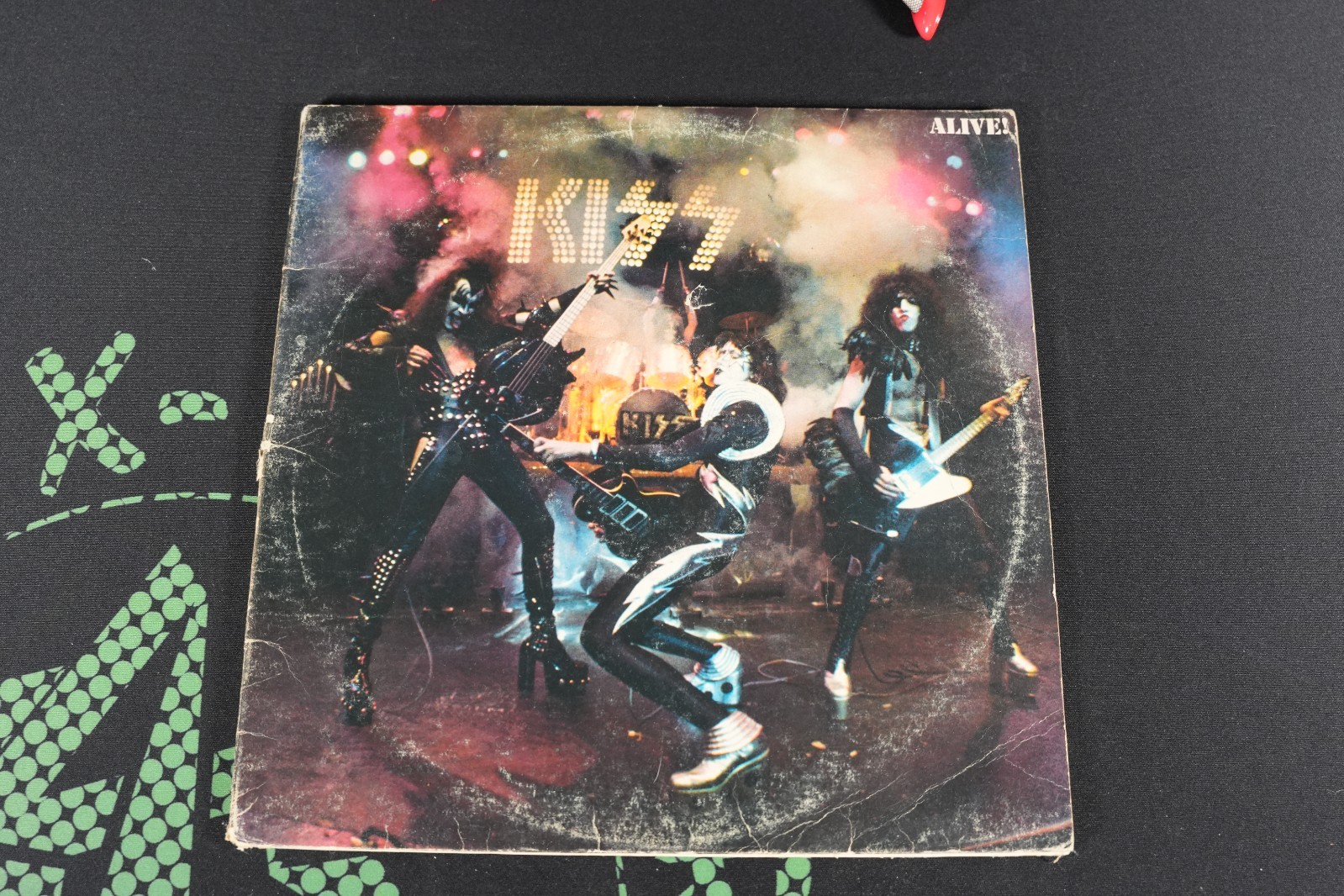 KISS Alive LP 1975 Casablanca NBLP 7020 First Press AZ Flower Disc 1 / 2 DMG