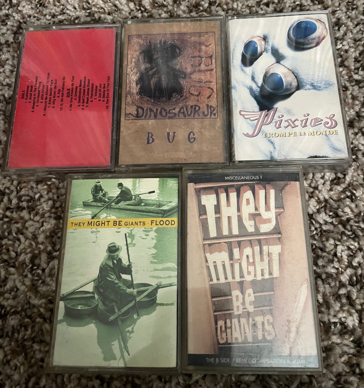 Cassette Tapes Lot Pixies Dinosaur Jr Bug They Might Be Giants John Henry PROMO Cassette Tapes Lot Pixies Dinosaur Jr Bug They Might Be Giants John Henry PROMO