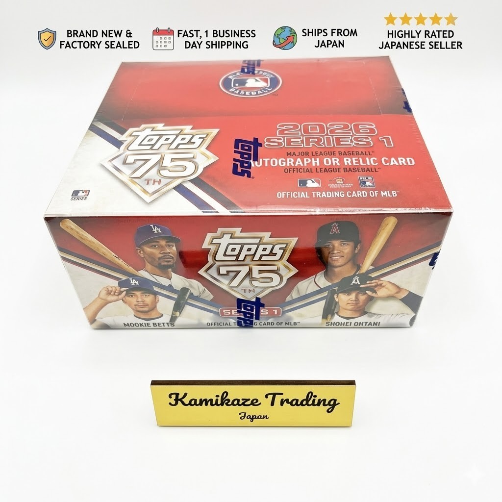 2026 Topps MLB Series 1 Japan Edition Factory Sealed Box NEW Exclusive 1Day Ship