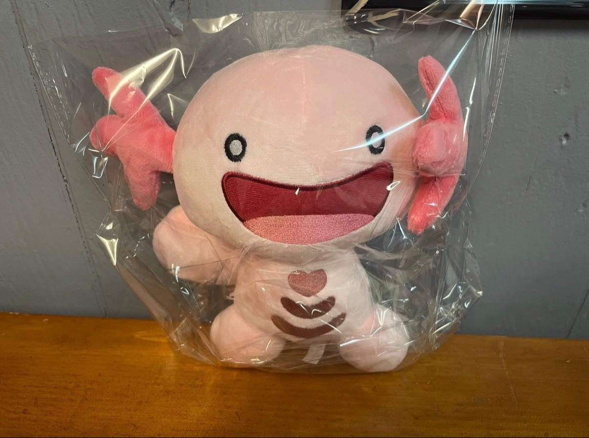 Pokemon Plushie Shiny Johto Wooper - 8.6 Inches (sealed)