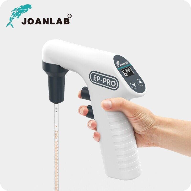JOANLAB Digital Electric Pipette Controller 0.1-200ml Lab Automatic Pipettor 