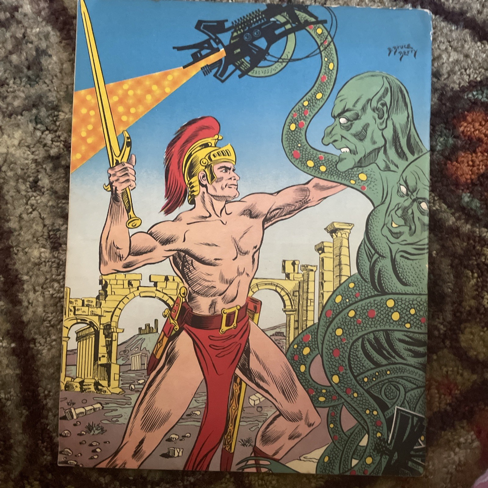 Fantasy Illustrated #6 1966 Bill Spicer Black Phantom Origin- 1st Purple Snark Fantasy Illustrated #6 1966 Bill Spicer Black Phantom Origin- 1st Purple Snark