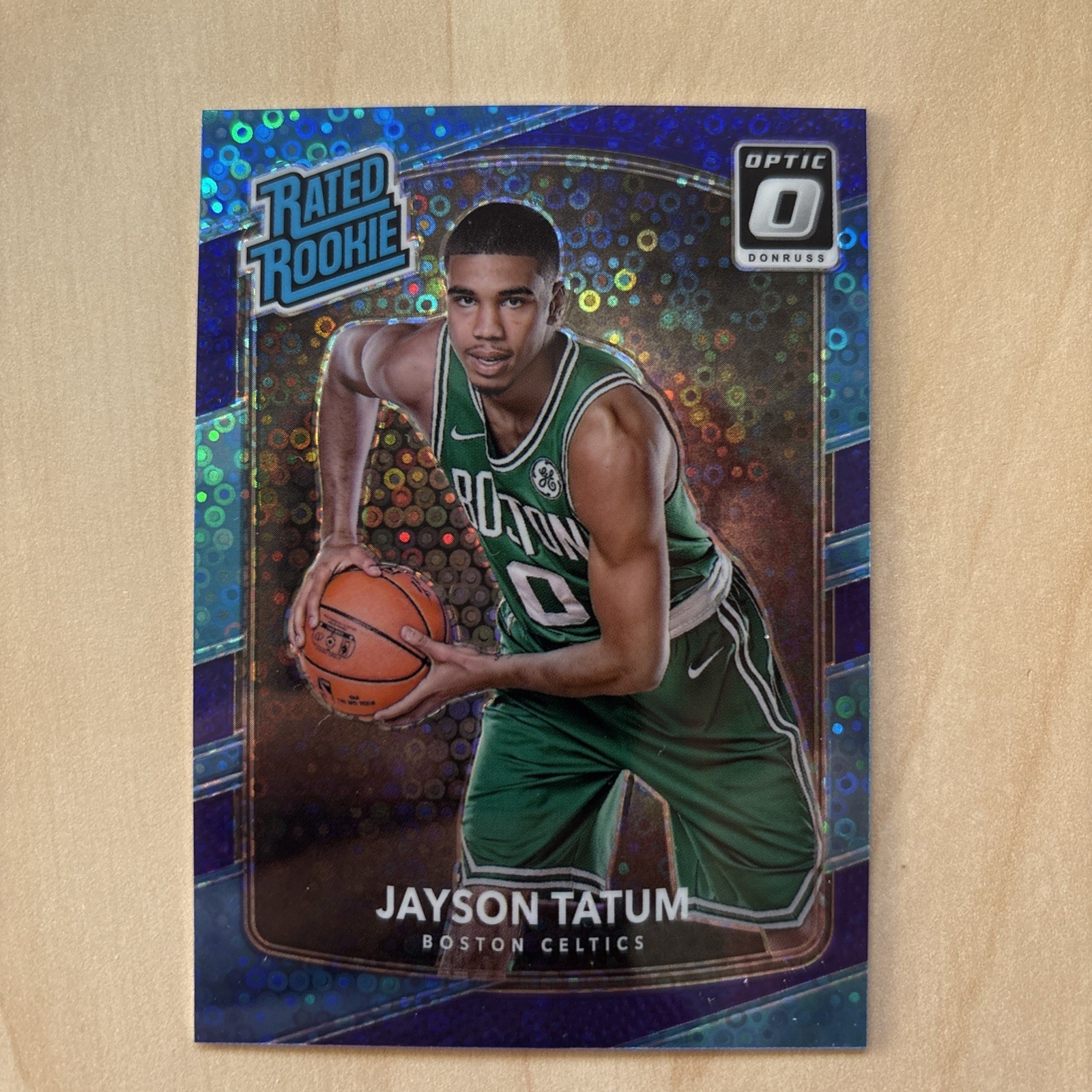 2017-2018 Panini Donruss Optic Jayson Tatum Fast Break Purple /155 - Celtics