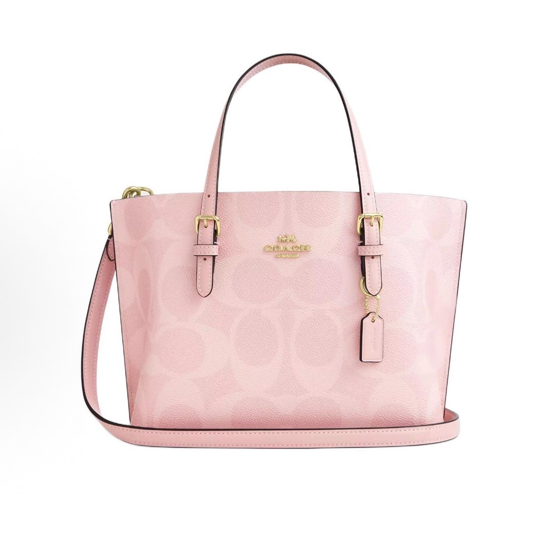 COACH CAL50 Molly Tote Bag 25 Signature Canvas Powder Pink Crossbody New Outlet COACH CAL50 Molly Tote Bag 25 Signature Canvas Powder Pink Crossbody New Outlet