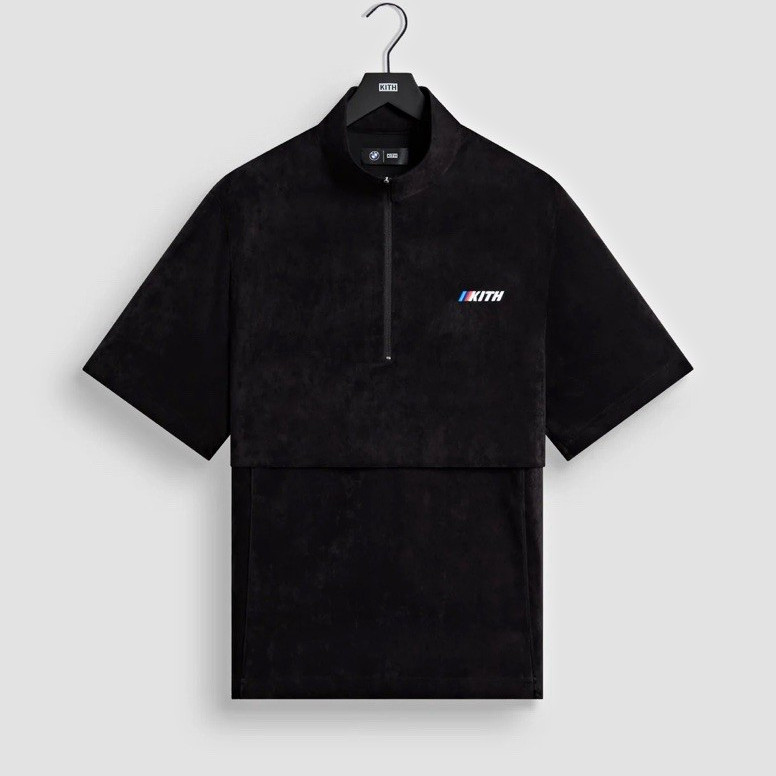 Kith x BMW Men’s Black Windbreaker Jacket 2XL 1/4 Zip Stand-Up Collar Kith x BMW Men’s Black Windbreaker Jacket 2XL 1/4 Zip Stand-Up Collar