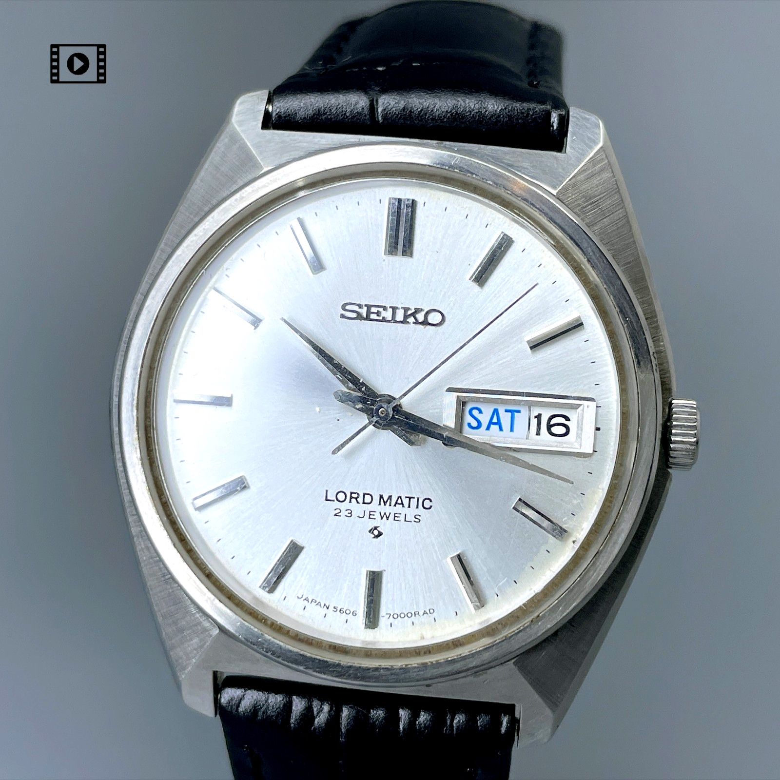 Seiko Lord Matic LM 5606-7000 Vtg1968 'Kanji' Automatic Men's Watch -US Stock