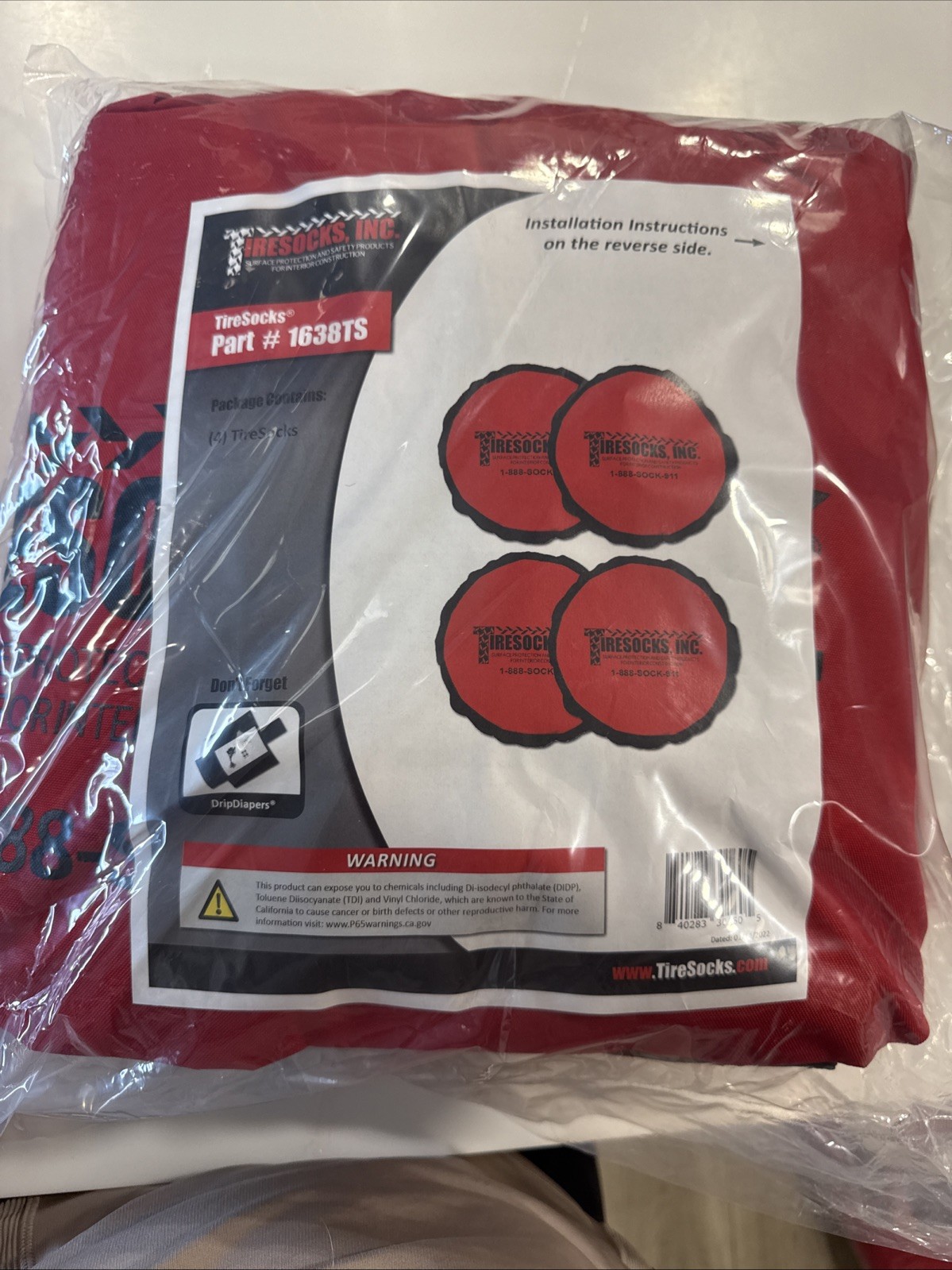 Brand New Tiresocks Inc. Part Number 1638TS 