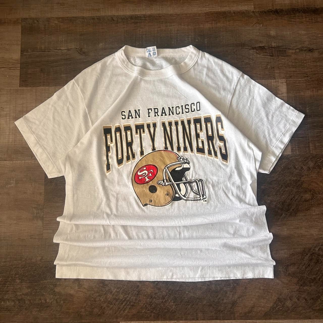 Vintage 90s San Francisco 49ers Champions white T-shirt VK17222