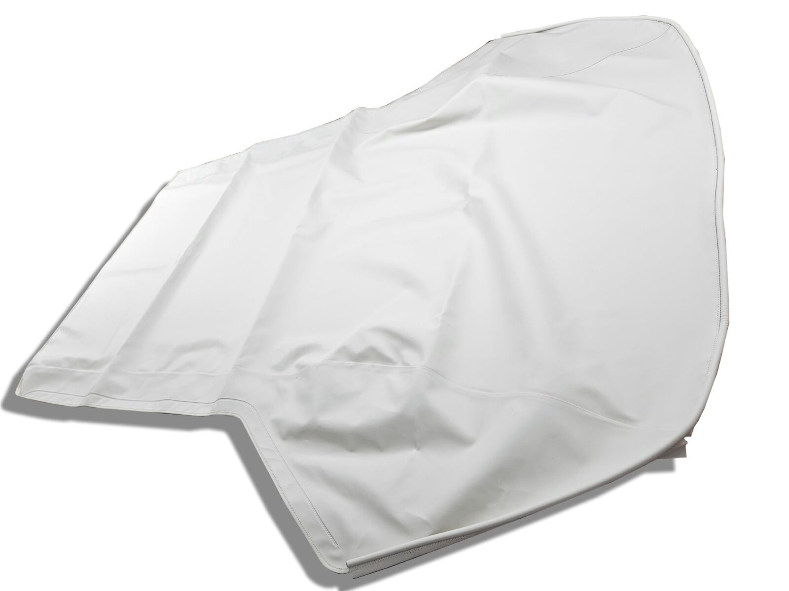 Fits 1958-1962 Volkswagen Beetle Convertible Top White Premium Canvas w/ Plastic Fits 1958-1962 Volkswagen Beetle Convertible Top White Premium Canvas w/ Plastic