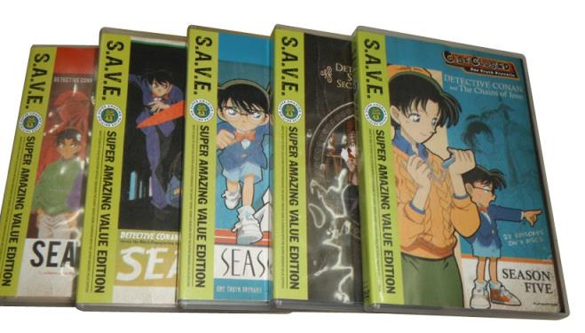 Case Closed Detective Conan: Complete Series Seasons 1-5 DVD Set New 