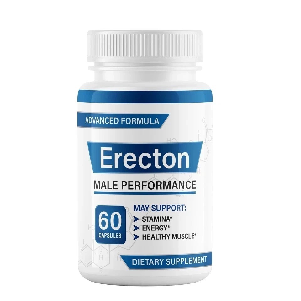 Erecton Pills for Men Premium Male Stamina Support Dietary Supplement 60ct 1-5x