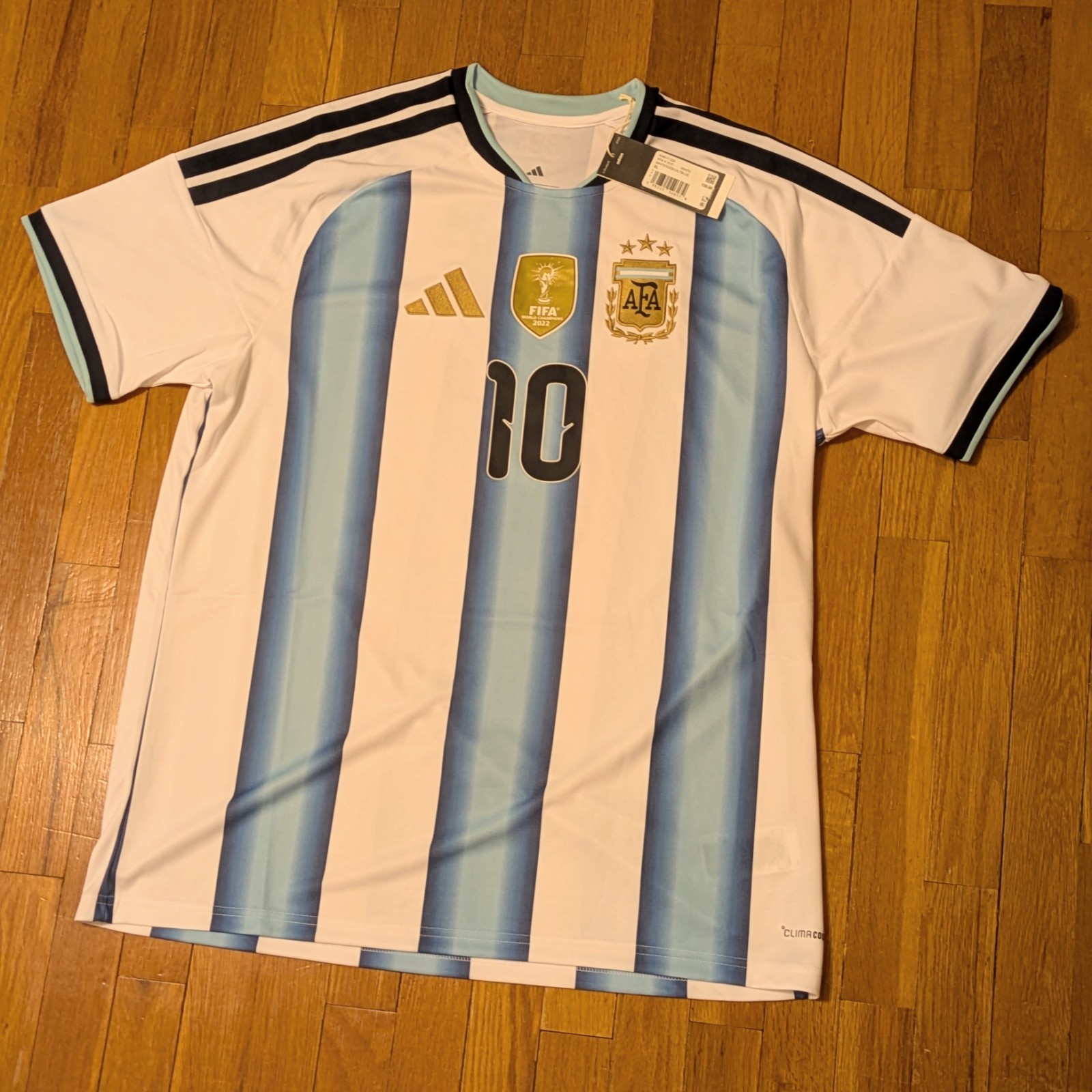 NWT Adidas Argentina 26’ Messi  Home Jersey XL  ClimaCool Slim Fit Lot of 4