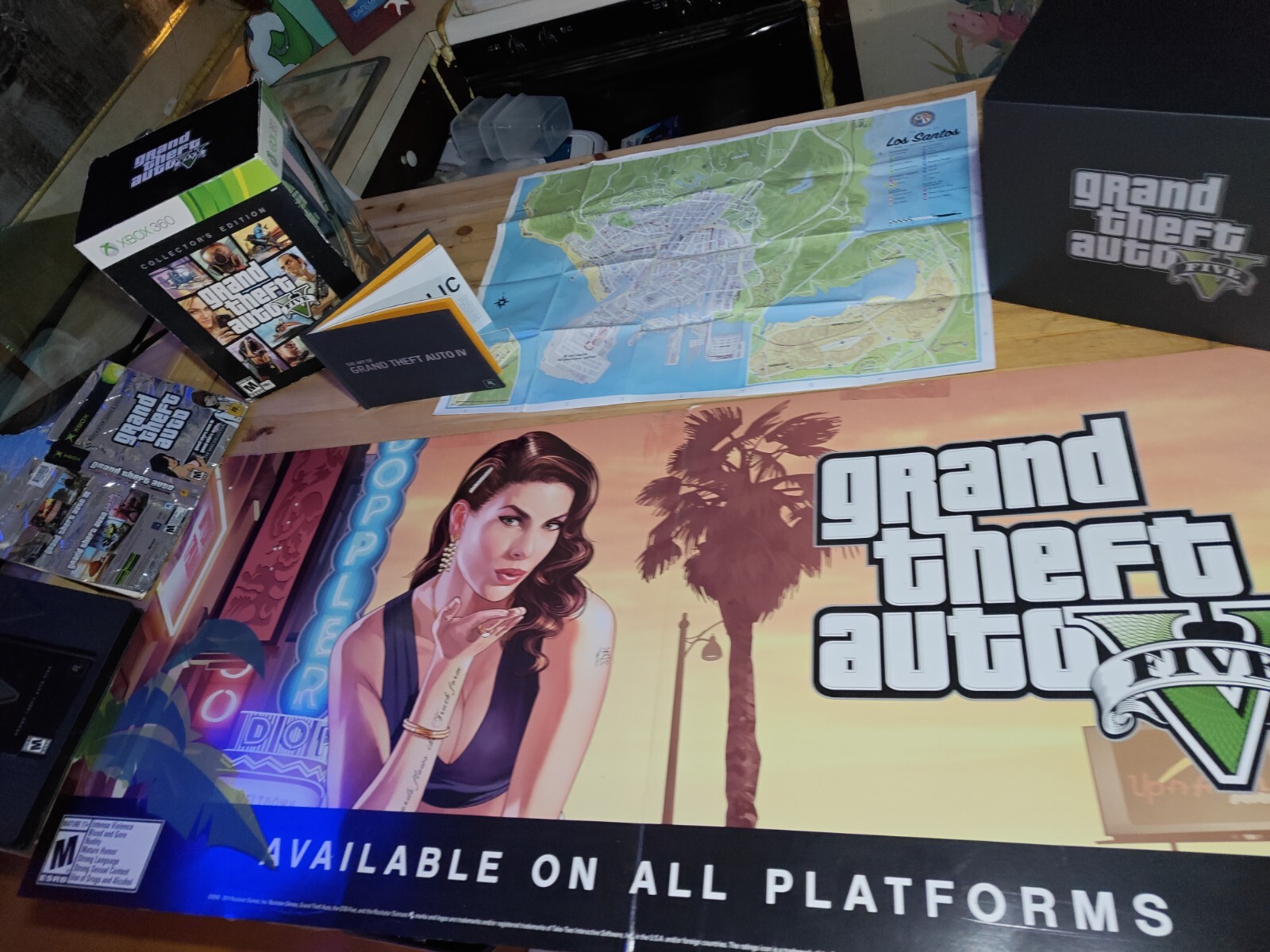 GTA BANNER-HUGE SUPER RARE ONLY ONE ON EBAY - NEW GTA OUT This YR- Price Will up