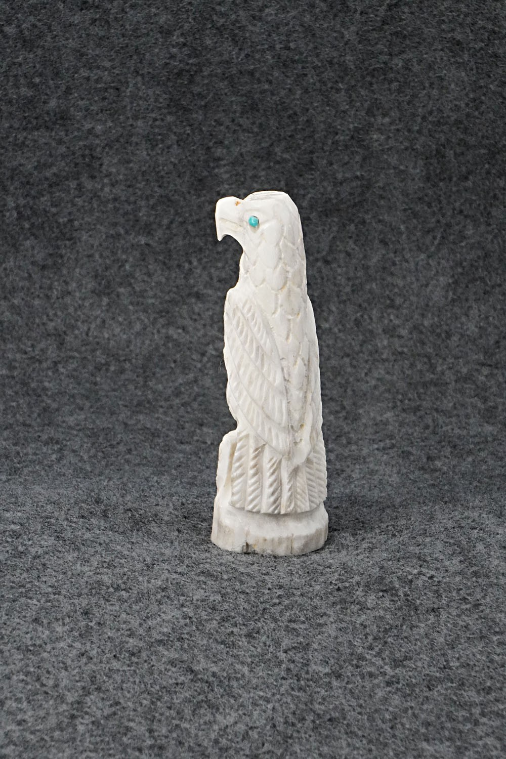 Eagle Zuni Fetish Carving - Garrick Weeka