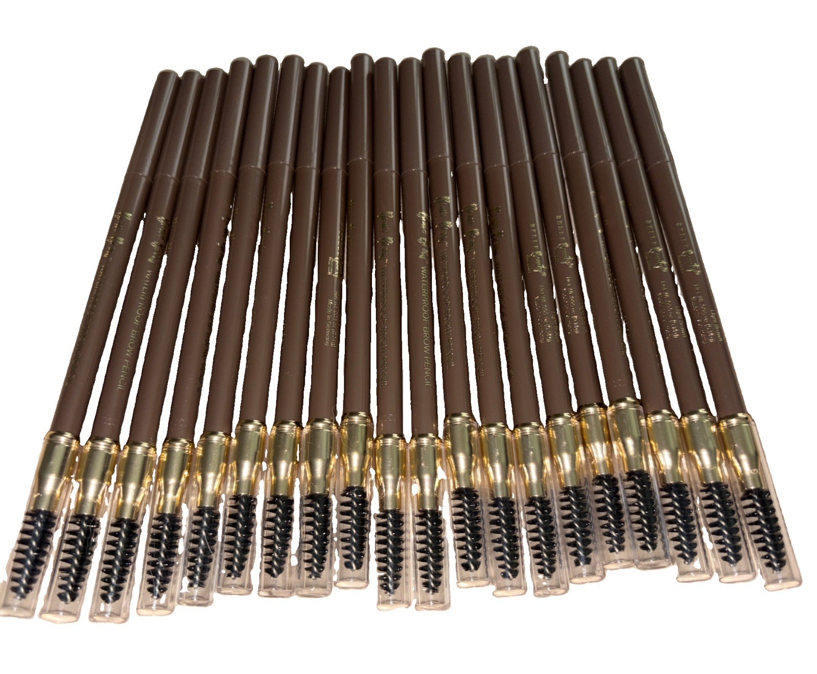 Belle Beauty Waterproof Brow Pencil In Light Brown With Spoolie 20 Pc Bundle Belle Beauty Waterproof Brow Pencil In Light Brown With Spoolie 20 Pc Bundle