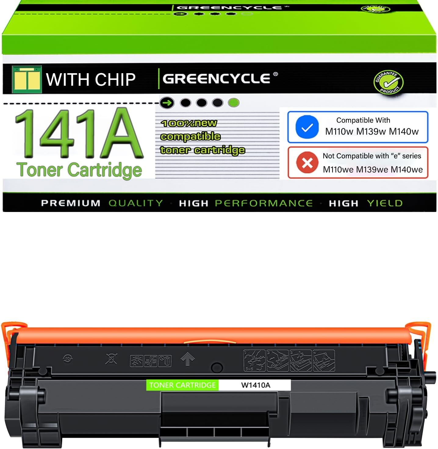 1-4PK Compatible W1410A Toner Cartridges NEW CHIP for HP LaserJet MFP M139w Lot