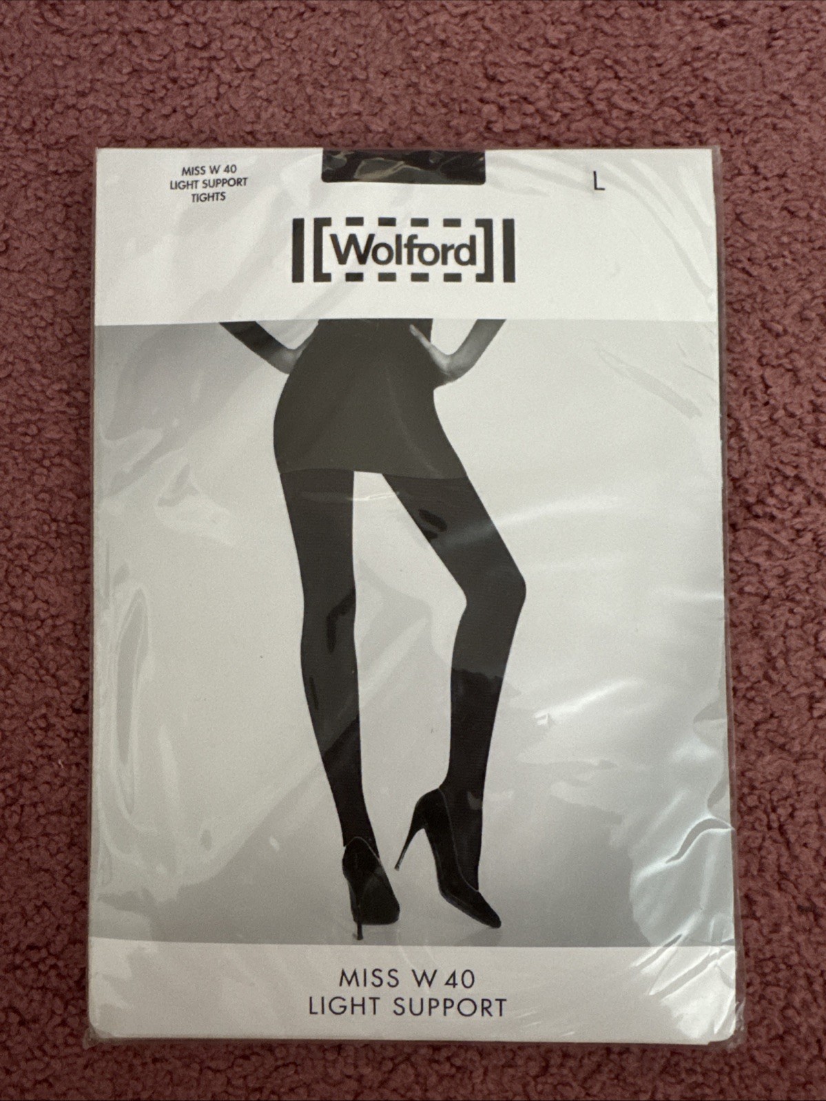 Wolford Miss w 40 Tights Pantyhose Large Sinfonie