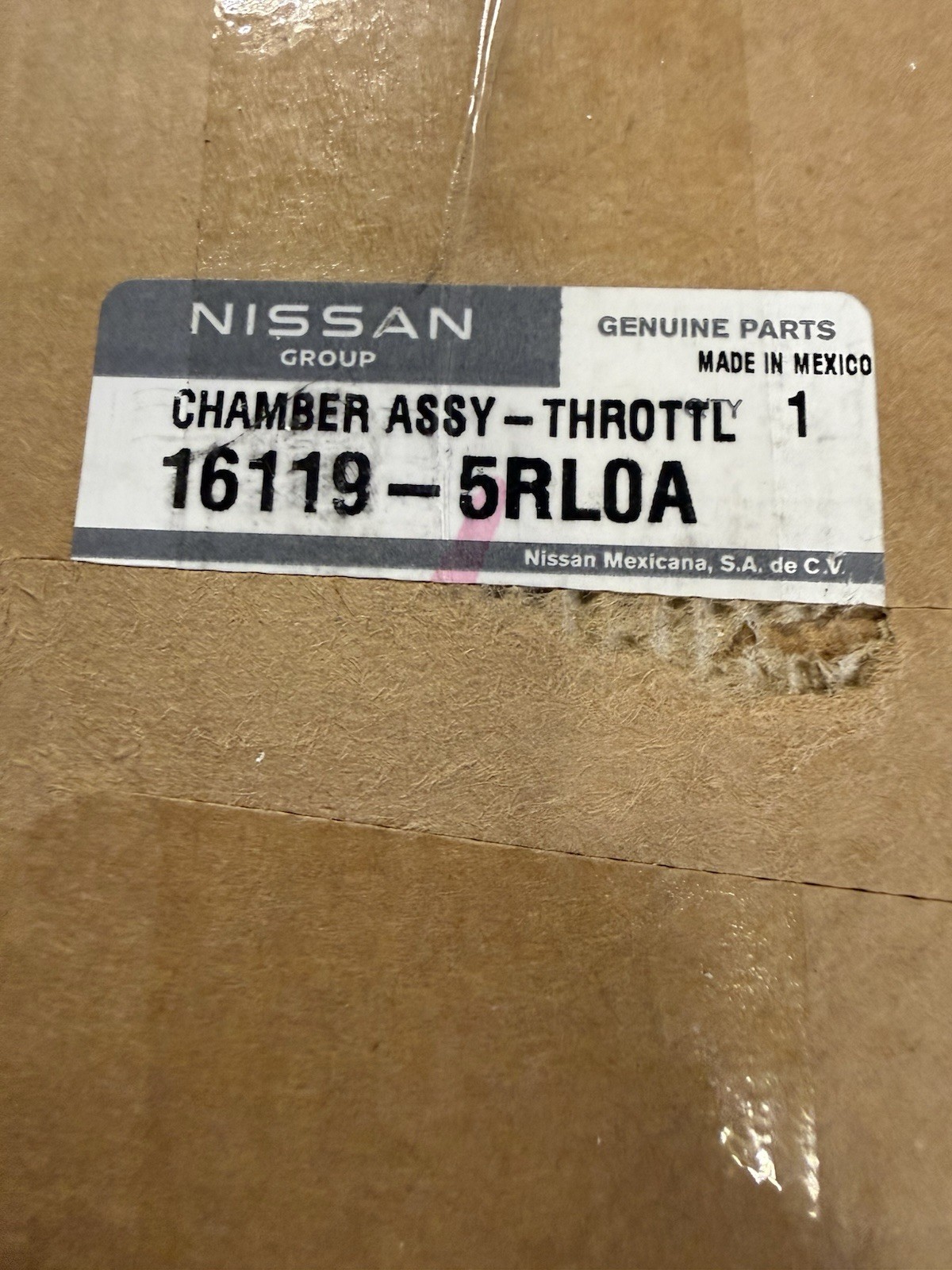 Genuine Nissan 2018-2024 Kicks Versa 1.6L Throttle Body 16119-5RL0A OEM NEW