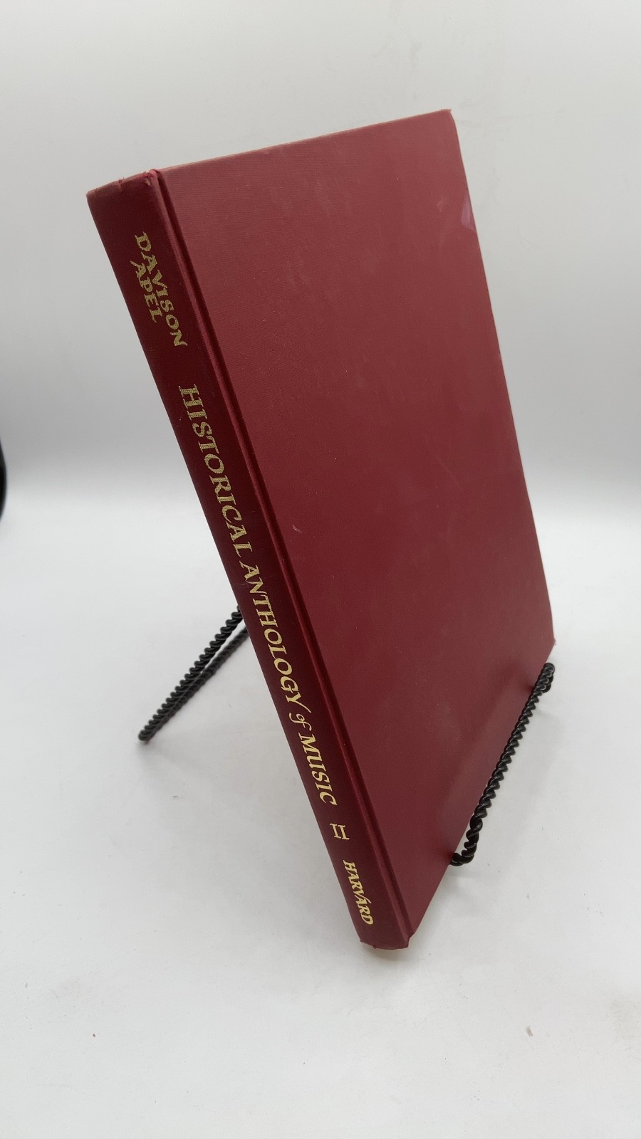 Historical Anthology of Music II Archibald T. Davison and Willi Apel Hardcove...