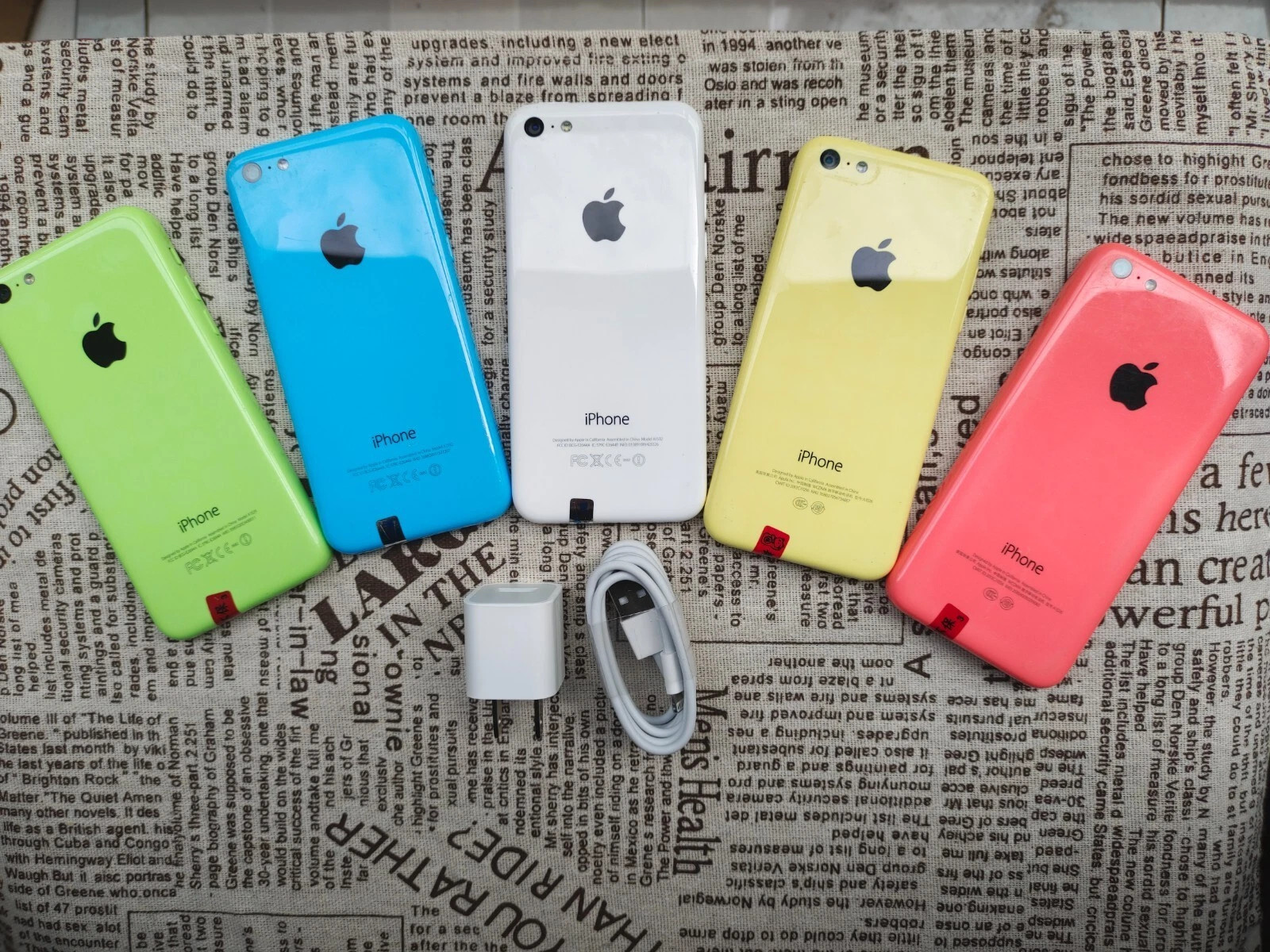 Apple iPhone 5C UNlocked 8/16/32GB BLUE/GREEN/PINK/WHITE/ YELLOW - New Battery Apple iPhone 5C UNlocked 8/16/32GB BLUE/GREEN/PINK/WHITE/ YELLOW - New Battery