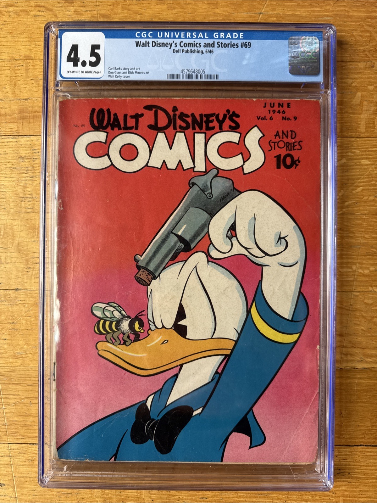 Walt Disney's Comics and Stories # 69 June 1946 CGC 4.5 Donald Duck Carl Barks Walt Disney's Comics and Stories # 69 June 1946 CGC 4.5 Donald Duck Carl Barks
