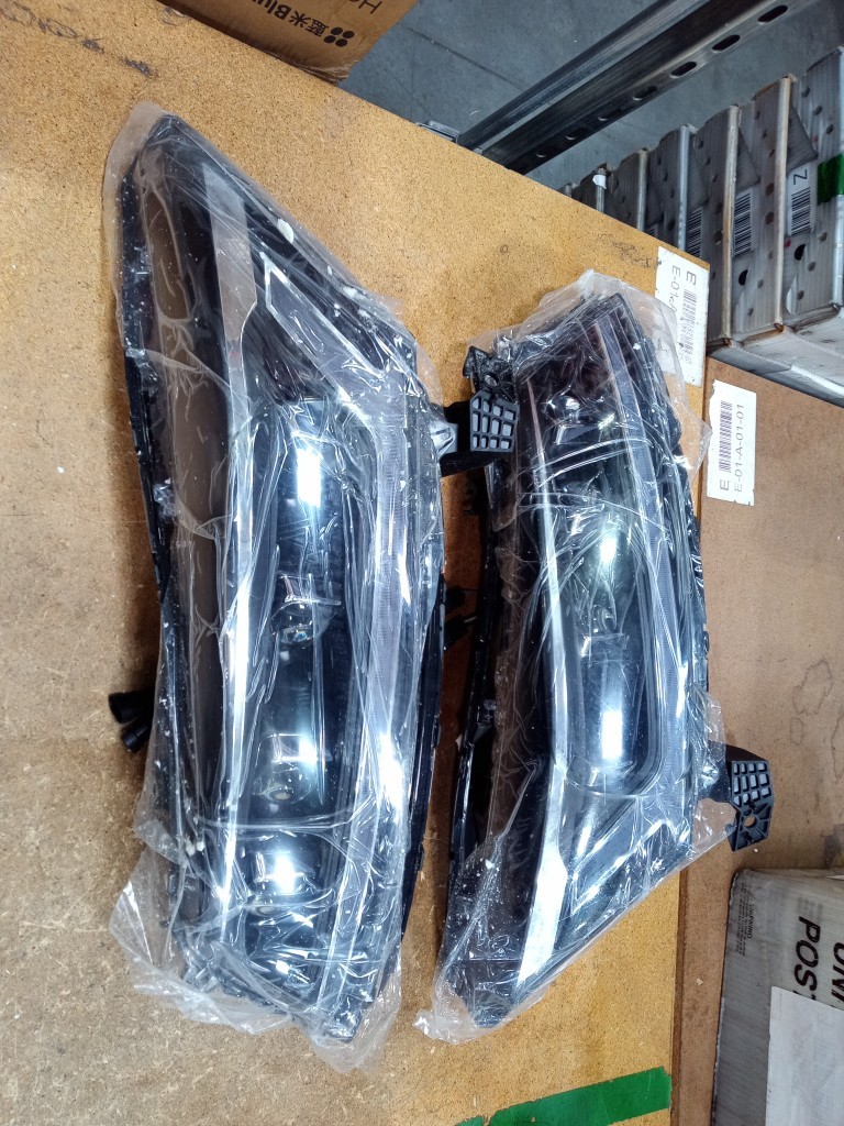 Used LED Headlights For Honda Accord 2008-2012 DRL Start up Animation 4 Lens 2pc