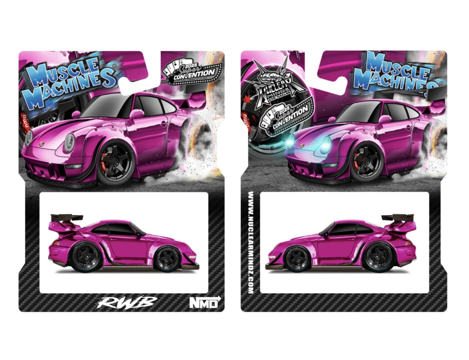 Muscle Machines Las Vegas 2025 Pink Dinner RWB Porsche 1 of 1500 Muscle Machines Las Vegas 2025 Pink Dinner RWB Porsche 1 of 1500
