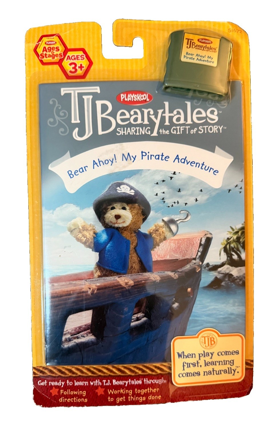 TJ Bearytales Playskool Bear Ahoy My Pirate Adventure New Sealed