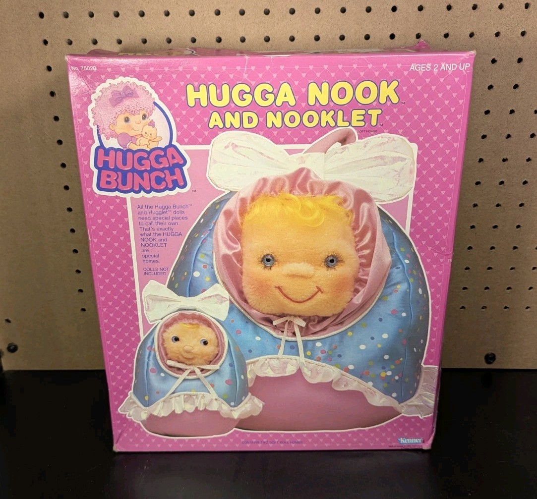 1984 Vintage Hugga Bunch Hugga Nook And Nooklet In Box RARE