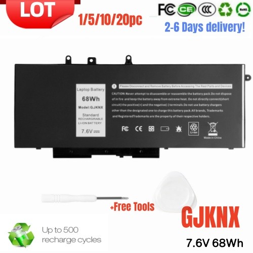 ✅LOT 1-20PC GJKNX Battery  For Dell Latitude E5280 E5288 E5480 /Precision 3520