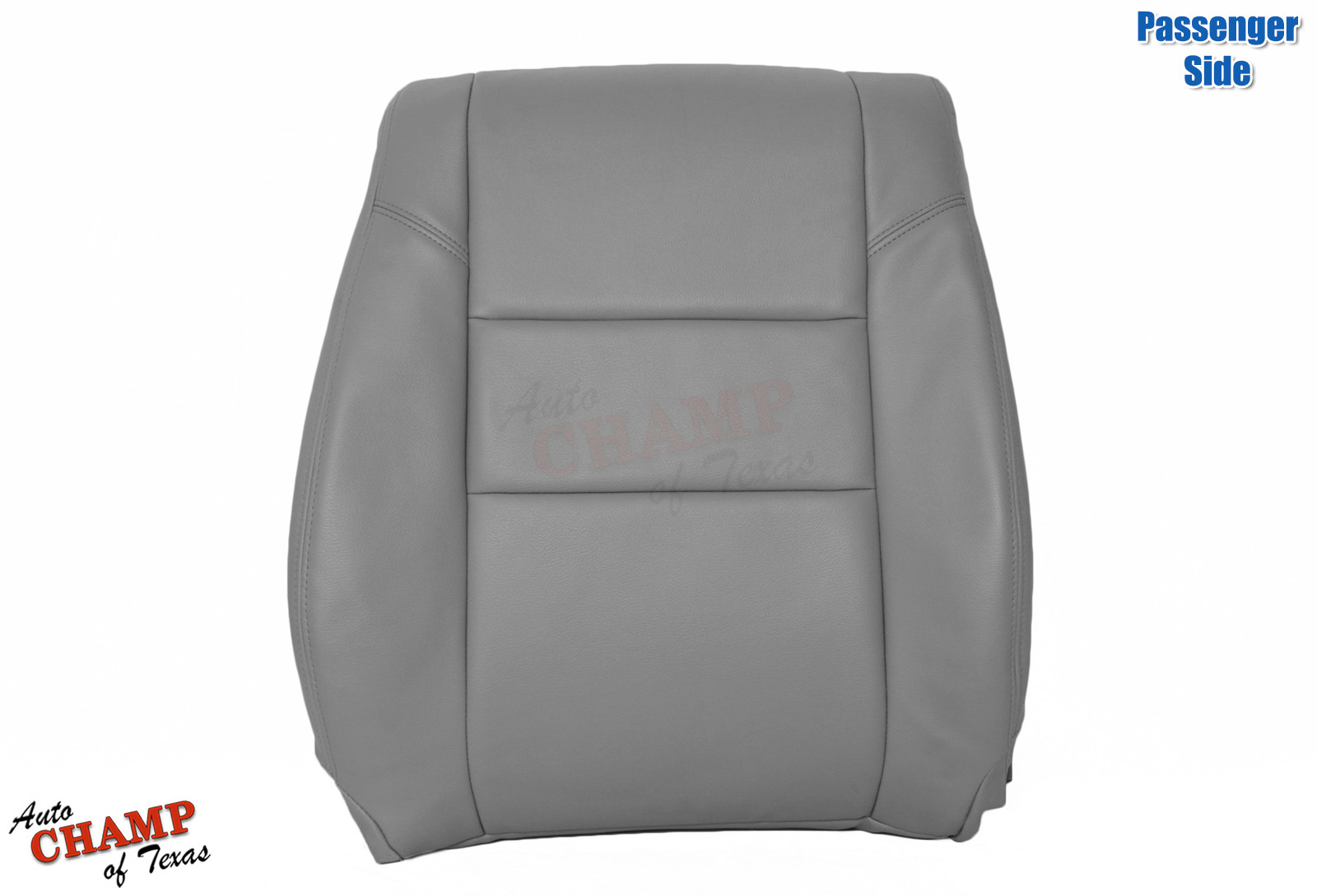 Fits 2005 06 Tundra Limited SR5-Passenger Side Lean Back Leather Seat Cover Gray