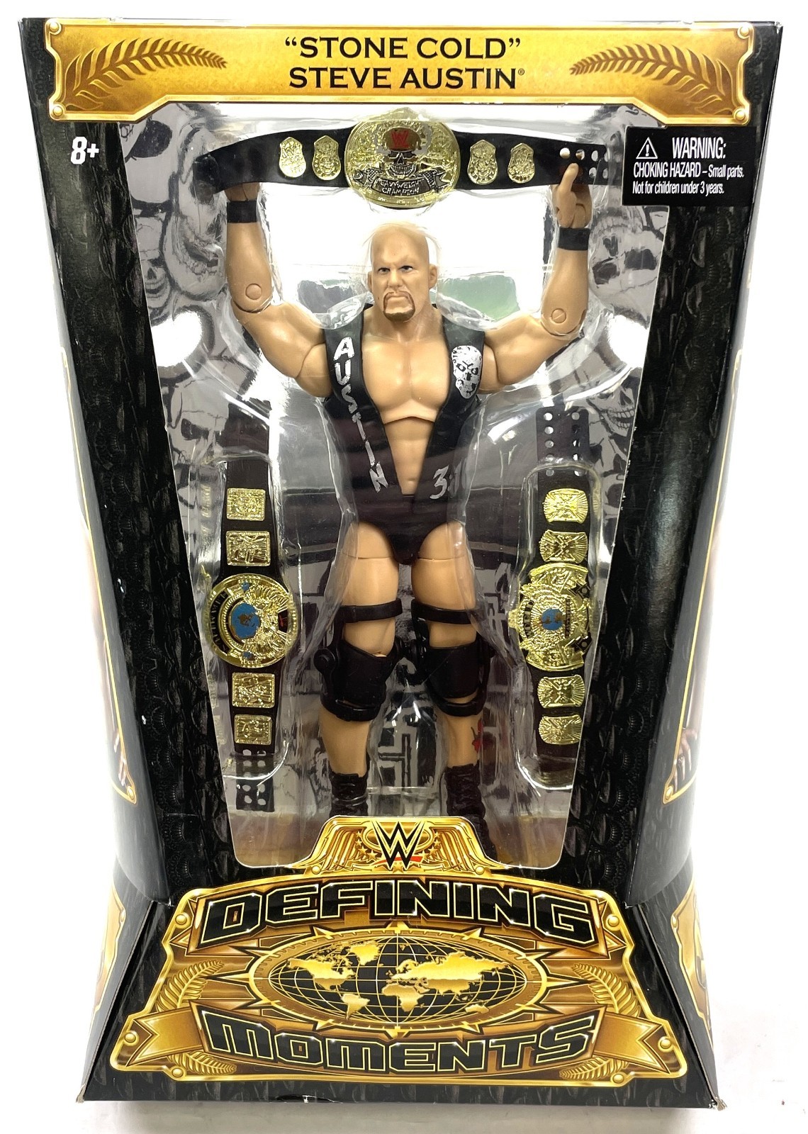 Stone Cold Steve Austin WWE Defining Moments Action Figure Mattel New NIB Stone Cold Steve Austin WWE Defining Moments Action Figure Mattel New NIB