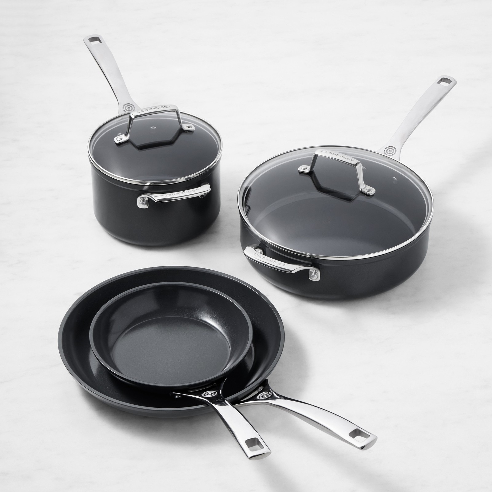 Le Creuset Essential Ceramic Nonstick 6-Piece Cookware Set
