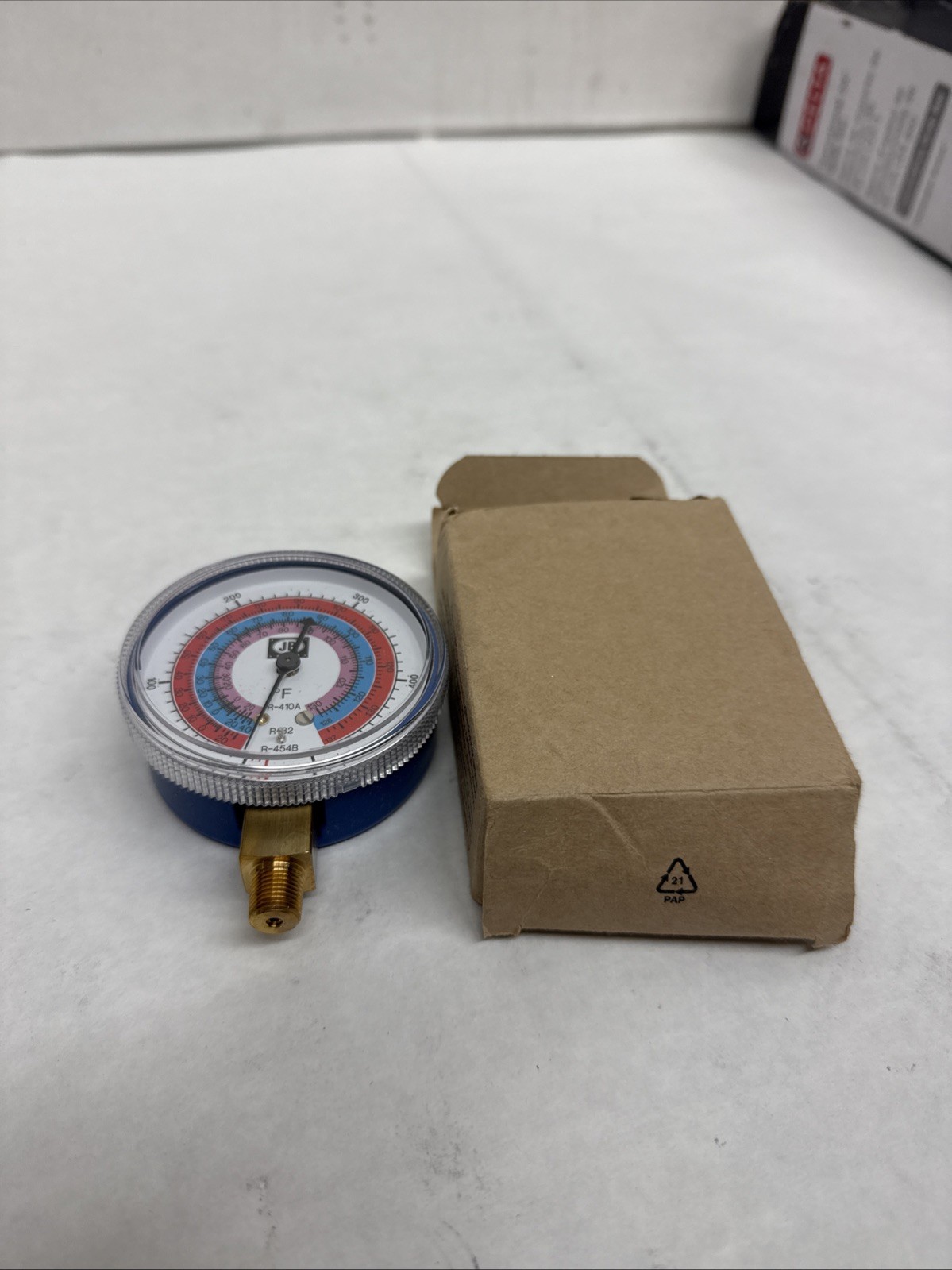 Jb Industries Low Side Pressure Gauge, 2.4”Diameter 500psi