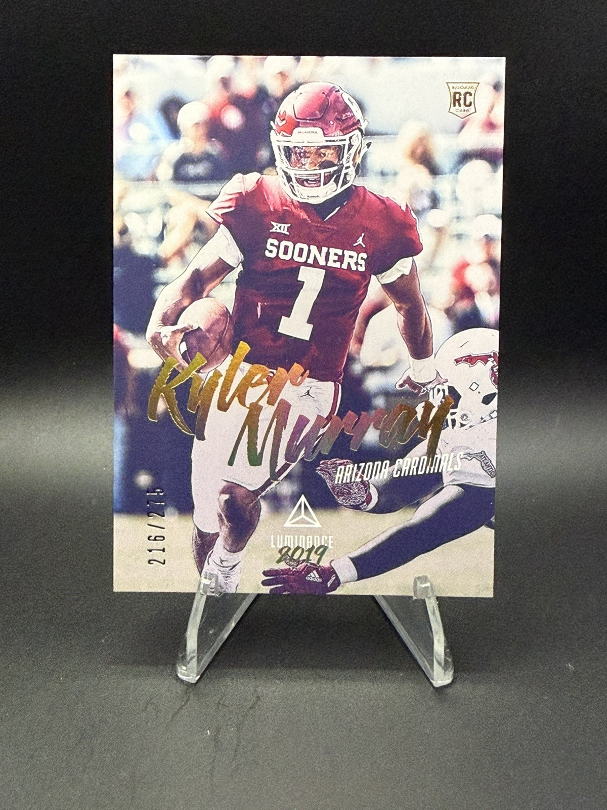 2019 Panini Luminance Kyler Murray Gold /275 RC Rookie #131 Cardinals