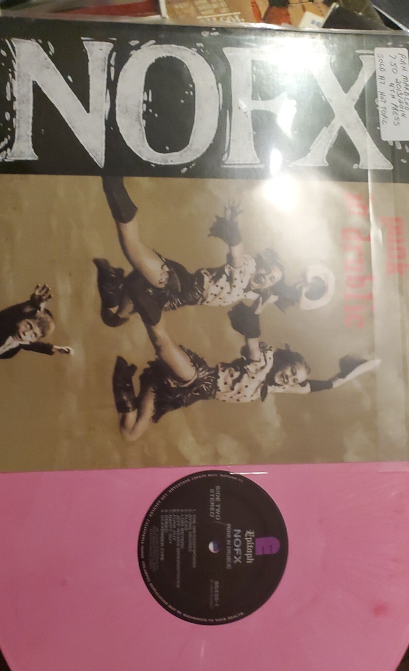 NOFX - Punk In Drublic Pink Marbled Color Vinyl LP Epitaph Fat Wreck 2013 /750 NOFX - Punk In Drublic Pink Marbled Color Vinyl LP Epitaph Fat Wreck 2013 /750