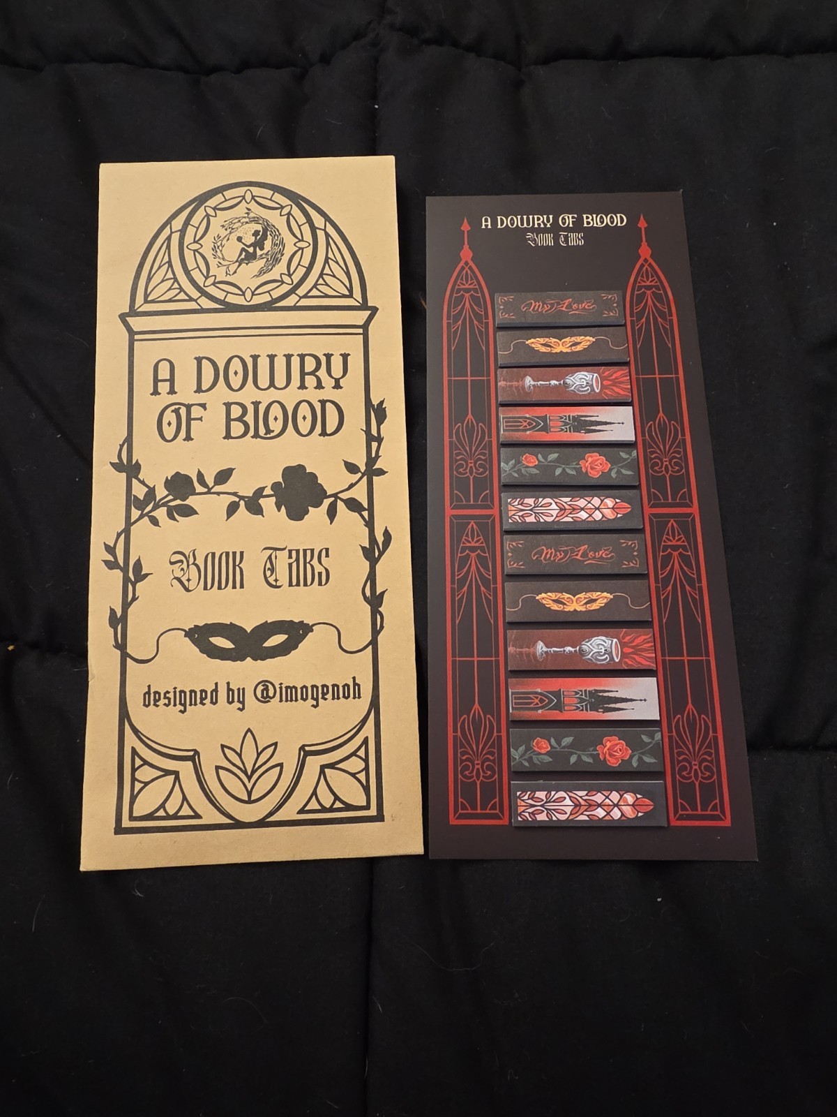 Fairyloot March 2025 - A Dowry of Blood Book Tabs Fairyloot March 2025 - A Dowry of Blood Book Tabs