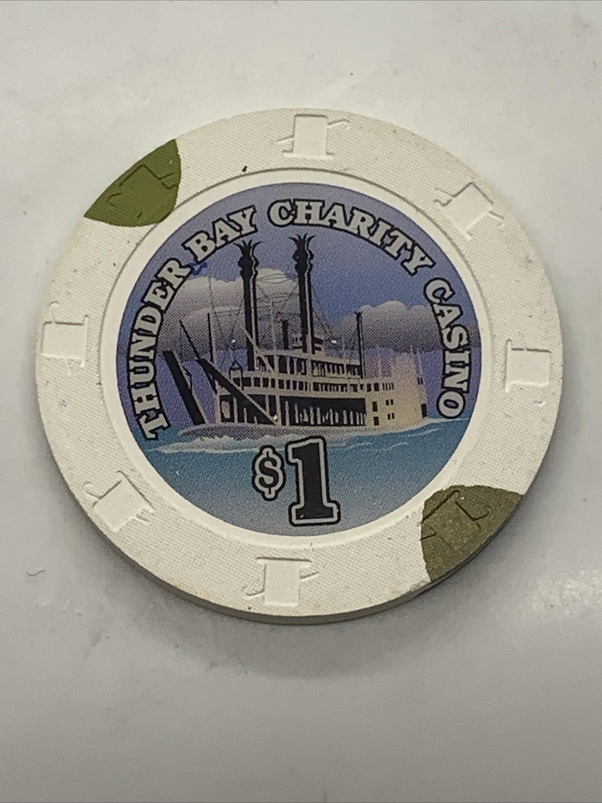Thunder Bay Charity Casino $1 Chip Ontario Canada - H&C 2000-2017 Thunder Bay Charity Casino $1 Chip Ontario Canada - H&C 2000-2017